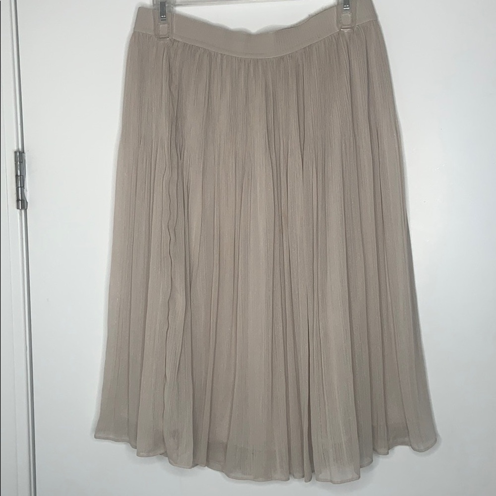 Champagne sparkly half calf Skirt